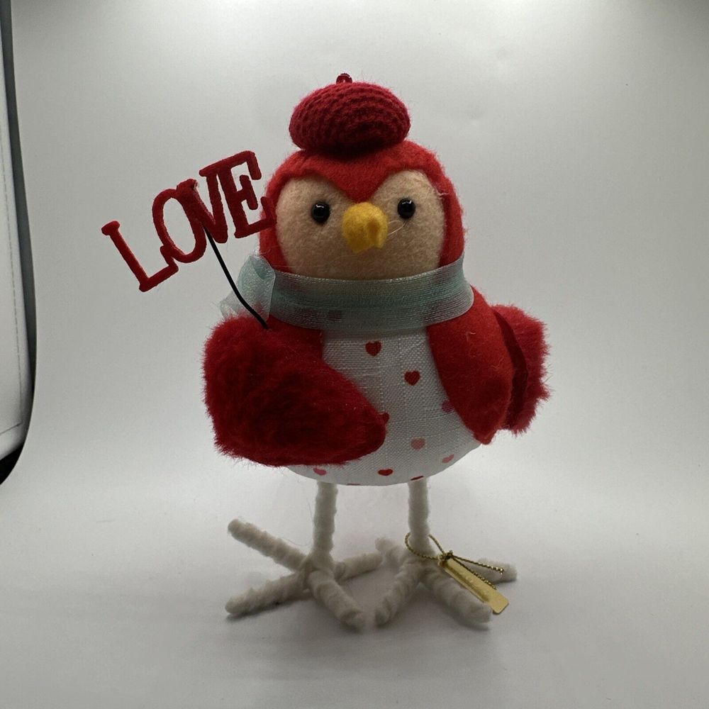 2023 Target SPRITZ AERIAL with LOVE SIGNValentine Fabric Bird 6" NEW w/TAG